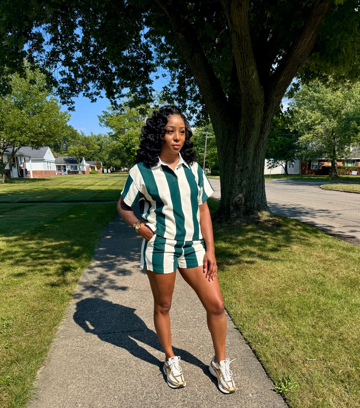 Short Sleeve Luxe Lines Set