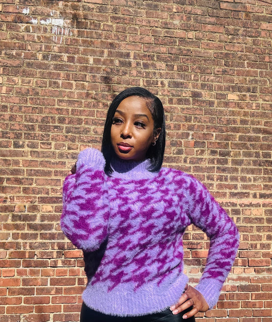 Pretty in Plum Sweater