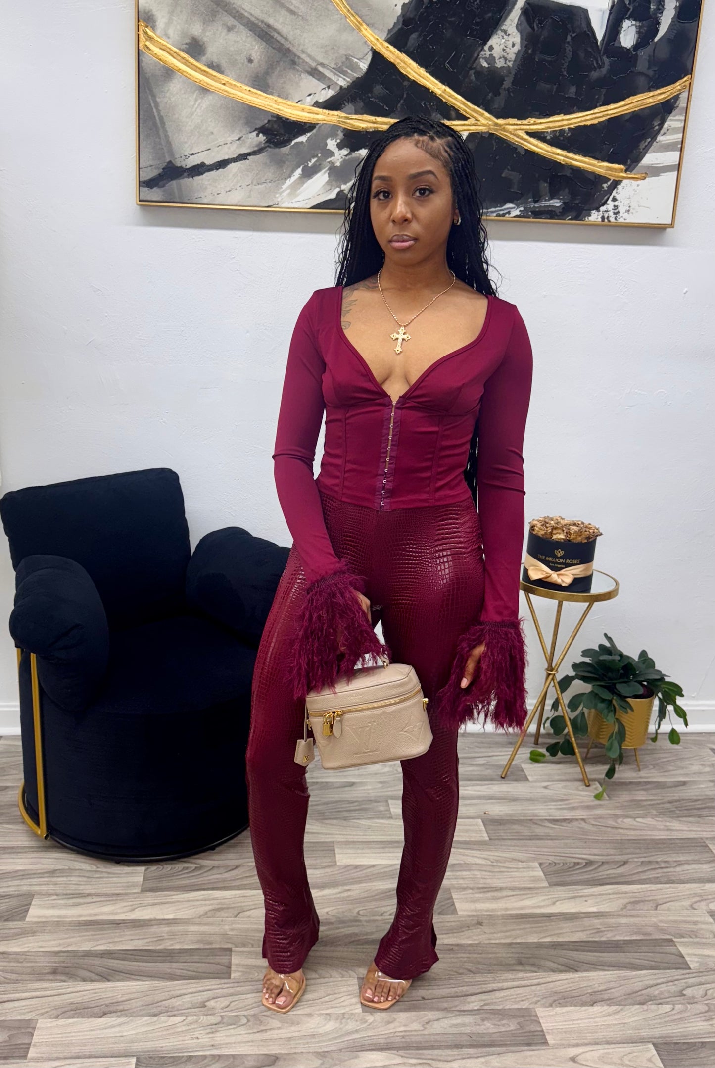 Straight Print Leggings