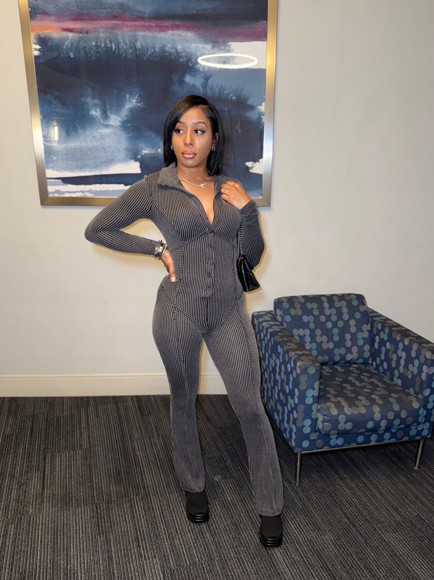 Soft Life Ribbed Jumpsuit