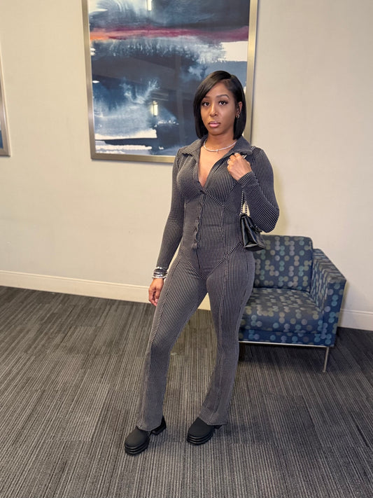 Soft Life Ribbed Jumpsuit