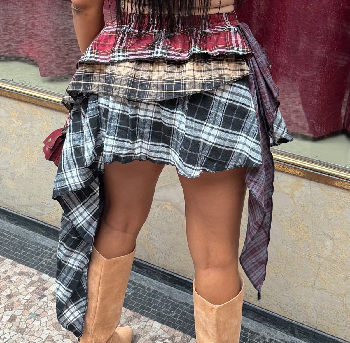 Plaid & Unbothered Skort