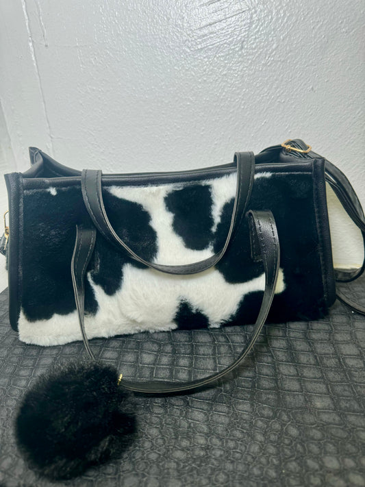 Cow Print Bag