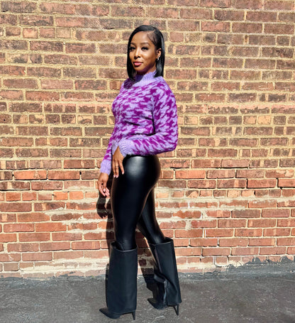 Pretty in Plum Sweater