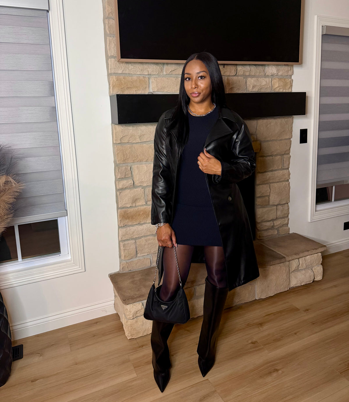 Leather Trenchie