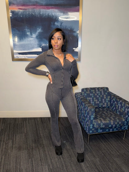 Soft Life Ribbed Jumpsuit