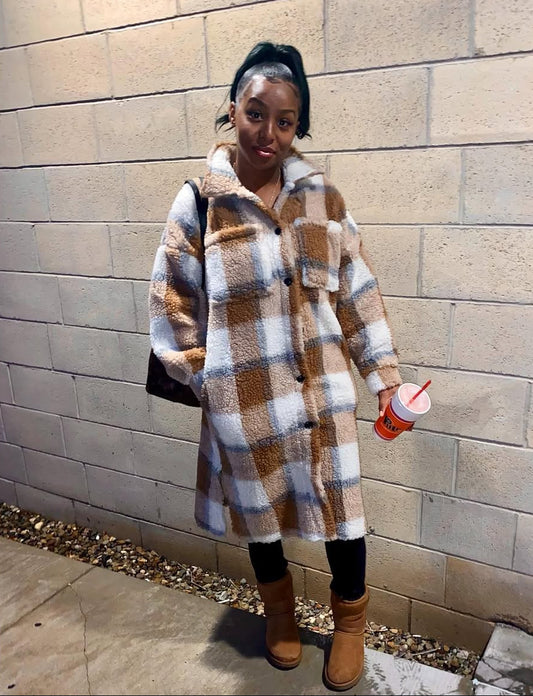 Teddy Bear Trench Coat